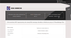 Desktop Screenshot of oskkmiecik.pl
